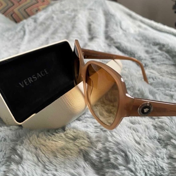 Versace Tan Sunglasses - Picture 3 of 3